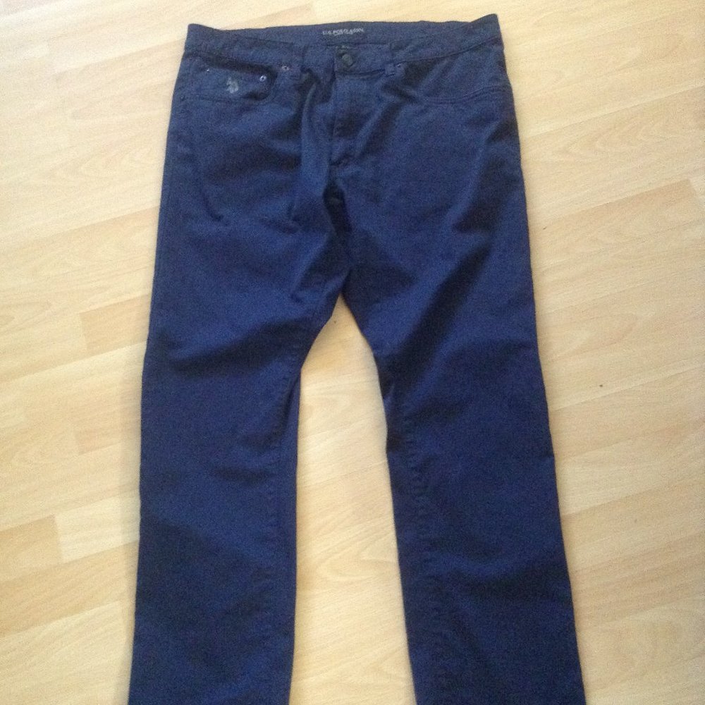 Navy polo pants